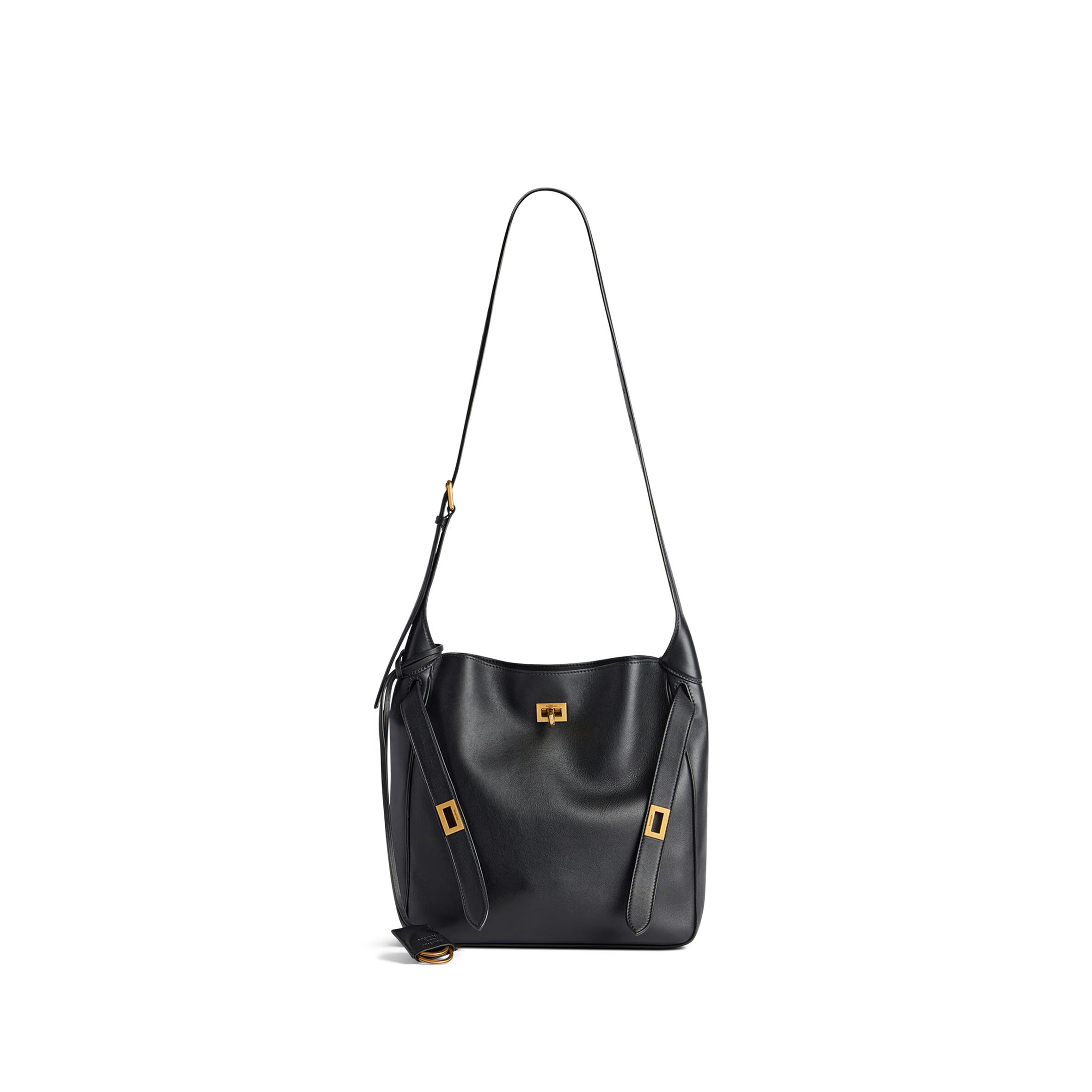 BALENCIAGA WOMEN'S BEL AIR HOBO BAG SMALL IN BLACK 8110182ABAV1000 (26.9*25.9*9.9cm)